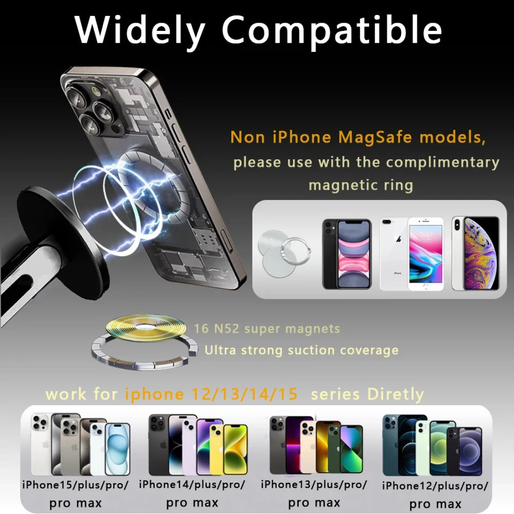Adjustable Magnetic Desk Phone Stand