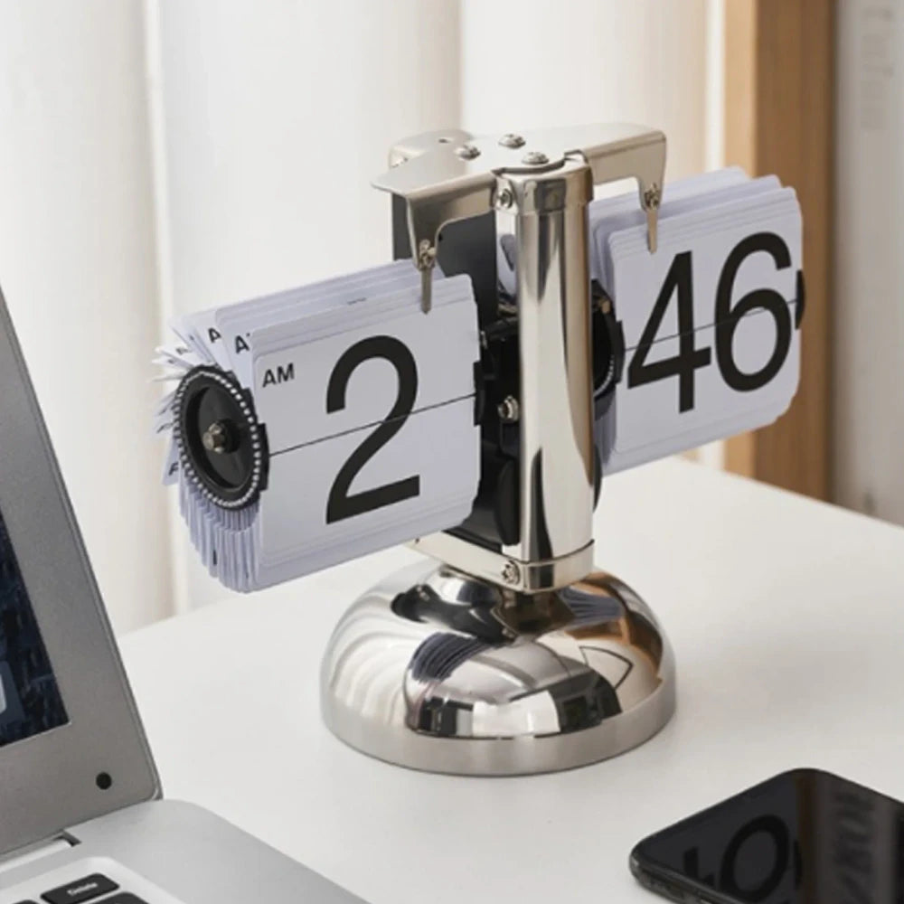 Retro Flip Desk Clock