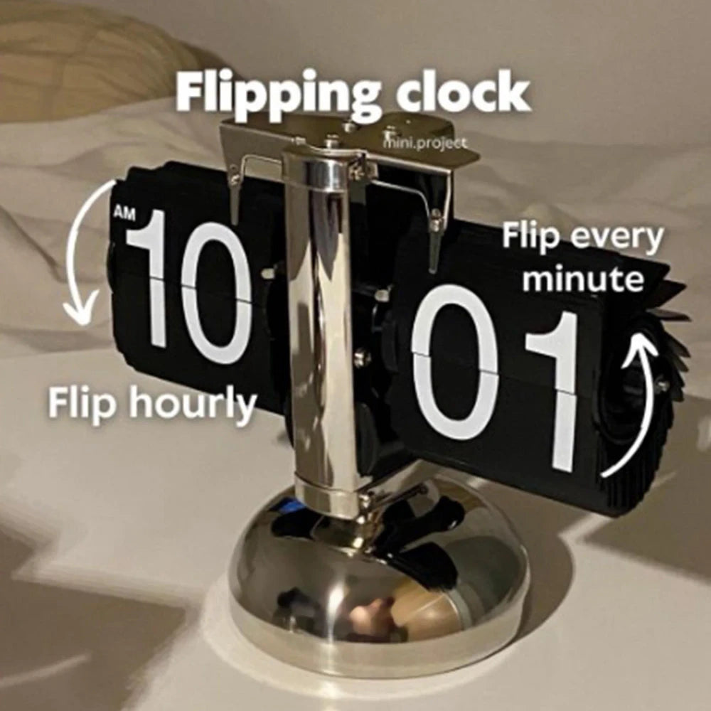 Retro Flip Desk Clock