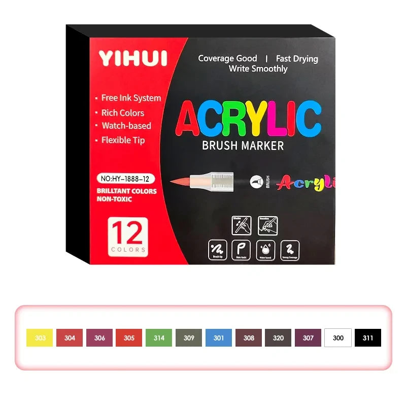 Acrylic Paint Marker Set